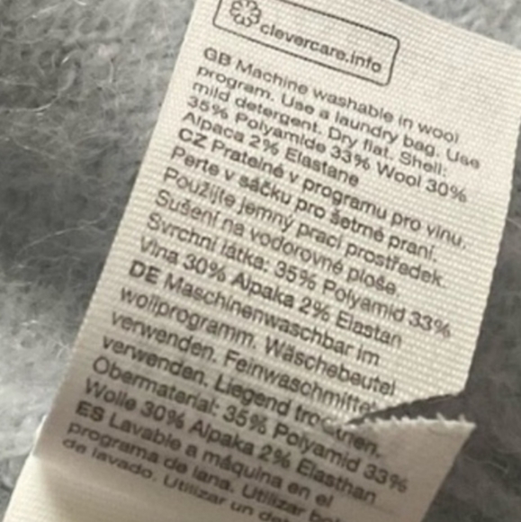 & Other Stories | Powder Blue Button Up Cardigian - Picture 9 of 9